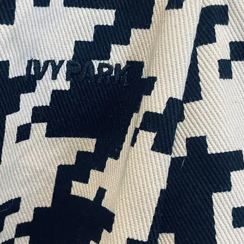 Ivy Park NWT /Adidas Houndstooth Skirt - Women Size 3X - Black & White