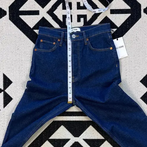 RE/DONE  Super High Drainpipe Jeans in Rigid Like Size 27
