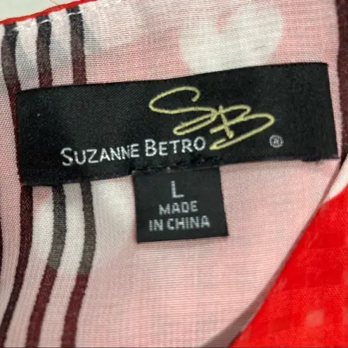 Suzanne Betro Women’s Large Red Top