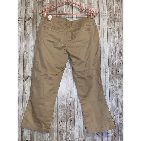 Maurice's Women's  Kaylee Original Fit Khaki Cropped Capris Juniors Size 9/10 NWT