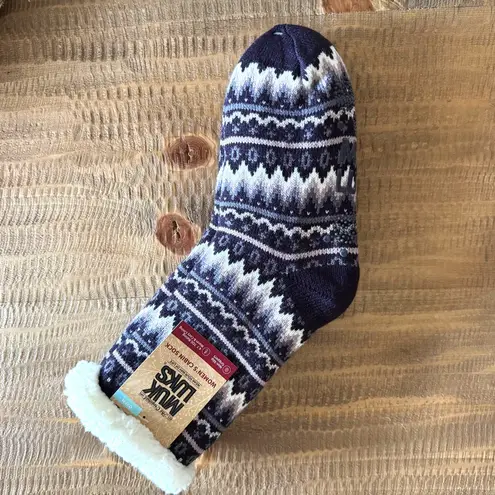 Womens Muk Luks Cabin Socks NWT Purple Mauve OSFM
