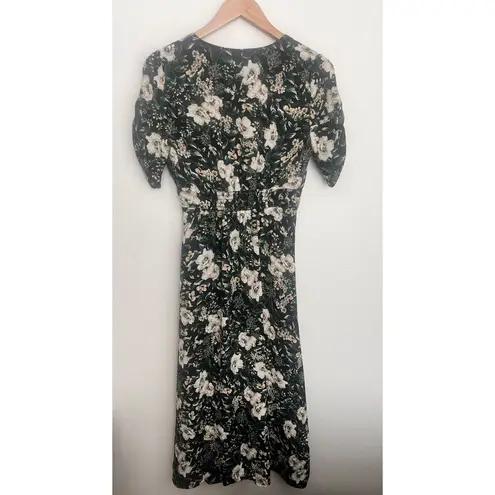 ASTR The Label Button Front Midi Dress Floral V