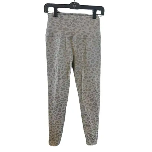 Beyond Yoga Women's High Rise Gray Tone Cheetah Leopard Animal Print Leggings M