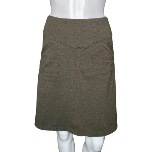 prAna Skirt Women XS Brown A Line Mini Casual Hiking Outdoors Neutral Minimalist