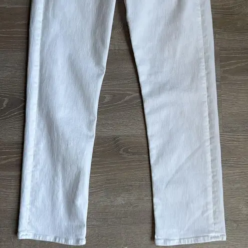 MOTHER HIGH WAISTED RIDER ANKLE Fairest Of Them All White Size 28