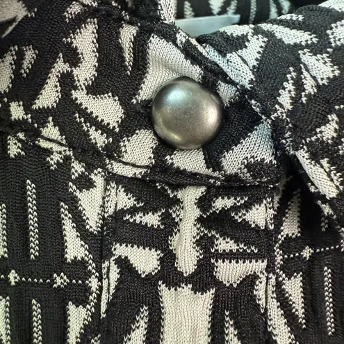 Max Mara Dress Cesy Jacquard Monogram Print Mini Shirt Dress SIze XS/2