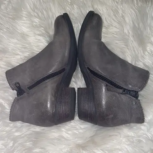 Miz Mooz Gray Barrett Ankle Bootie