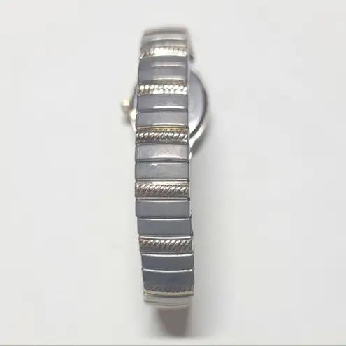 Japanese Movement Vintage 2 Tone Quartz Stretch Watch