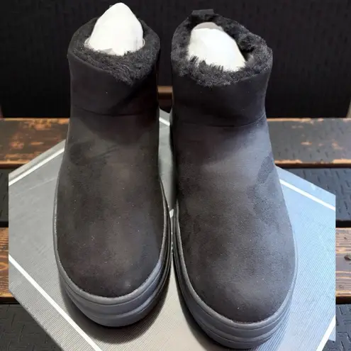 J/SLIDES NYC J/Slides black Nicely Faux Fur-Lined Ankle Boot Women Size 8.5 NIB - Image 4