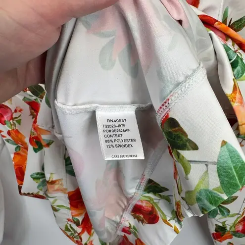 TAIL Golf Tennis Long Sleeve Lightweight Pullover Top Womens XXL White Floral