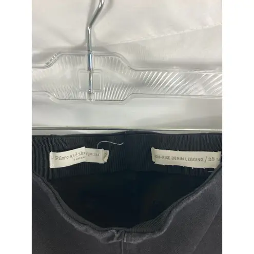Pilcro and the Letterpress High Rise Denim Legging Black Size 28 Tall