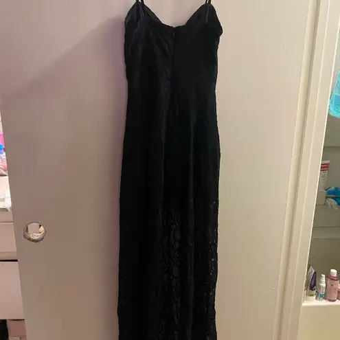 Sweet Storm Women’s Juniors Romper Dress S Small Black Lace Whimsy Goth Bust 34