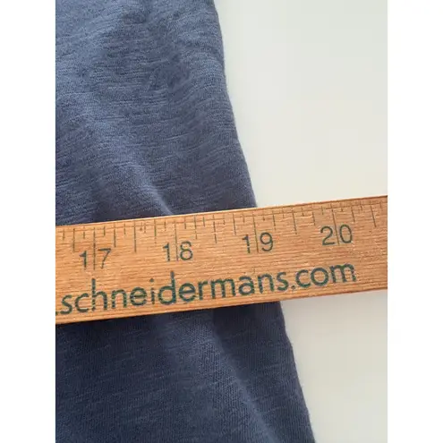 Bobi T shirt Shift Dress Womens Large Blue V Neck Soft Lounge Lagenlook Comfy