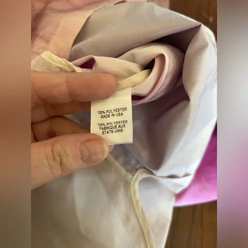 Adam Adam Lippes pink purple ombré dip dye v neck dress with pockets size 4