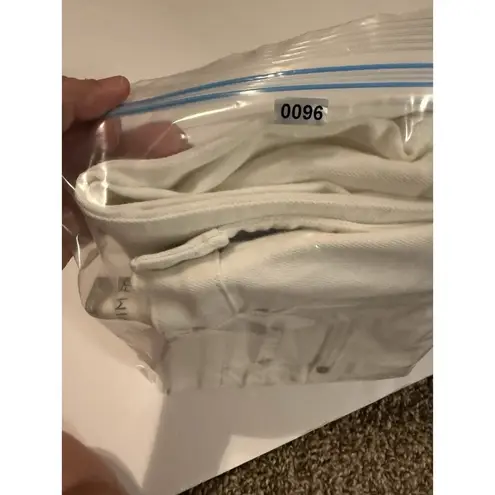 Aritzia Denim Forum Jeans Sz 25x28L Twiggy High Rise Flare White Spring Festival