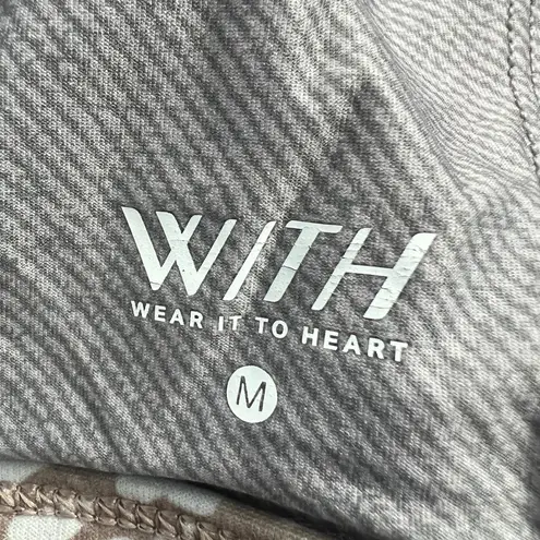 Peloton x WITH Wear It to Heart Sports Bra Size Medium Workout Active