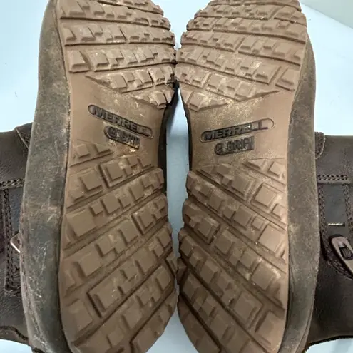 Merrell Haven Duo Leather Waterproof Boots Brown Size 6.5