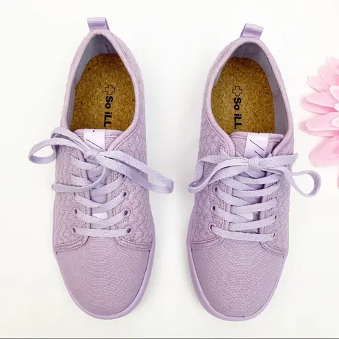 So iLL x Jason Momoa Yaya Lavender Roamer Lace Up Sneakers Size 8