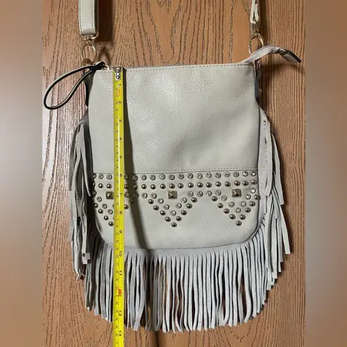 Leather Studded Cross