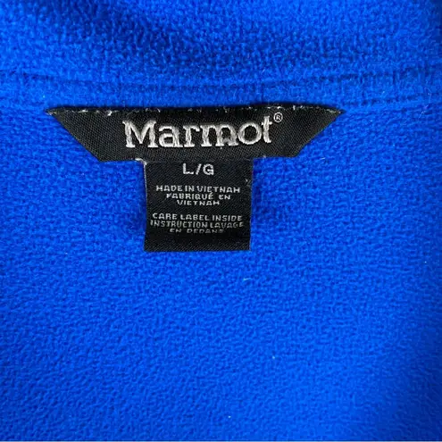 Marmot Radius Stretch Full Zip Fleece Jacket in Ocean Blue Men’s Size Large