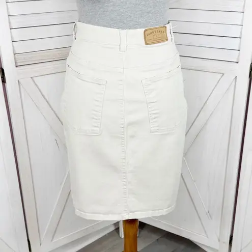 IZOD A Line Stretch Twill Casual Skirt Tan 4