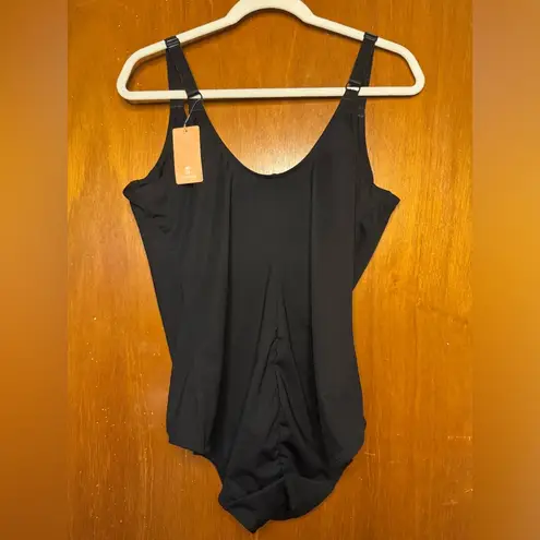 FeelinGirl Bodysuit for Women Tummy Control Shapewear Bodysuit 3XL Plus Sz Black Size 3X