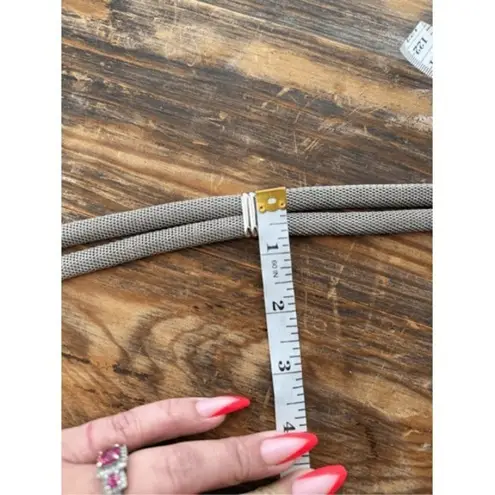 Vintage Silver Mesh Chain Belt Adjustable Boho Retro 80s 90s