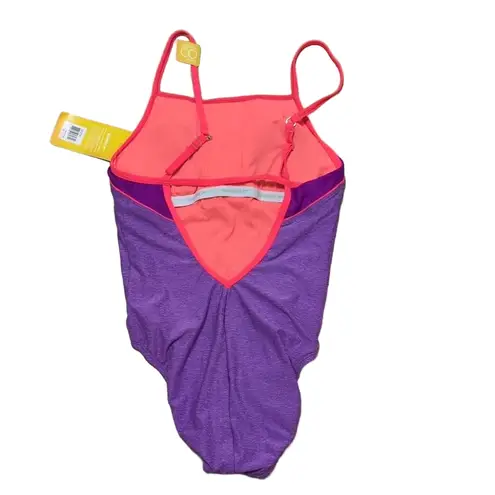 Speedo  Vivid Violet Fitness One Piece SwimSuit Size 10