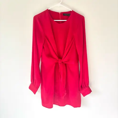 House of Harlow 1960 x Revolve Lotta Mini Dress Crimson Red Cocktail Party Size M