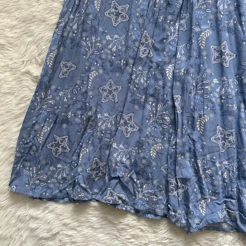 Spell & The Gypsy Collective Spell & The Gypsy Celestial Legs 11 Skirt Maxi Thigh High Slits Blue Sz XL - Image 8