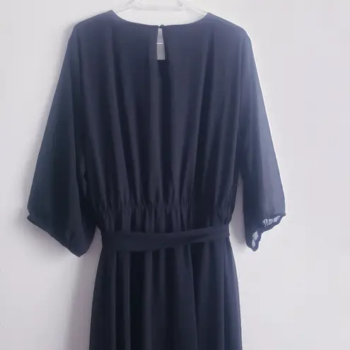 Baltic Born Rebecca Maxi Dress Half Sleeve Lined New Without Tags