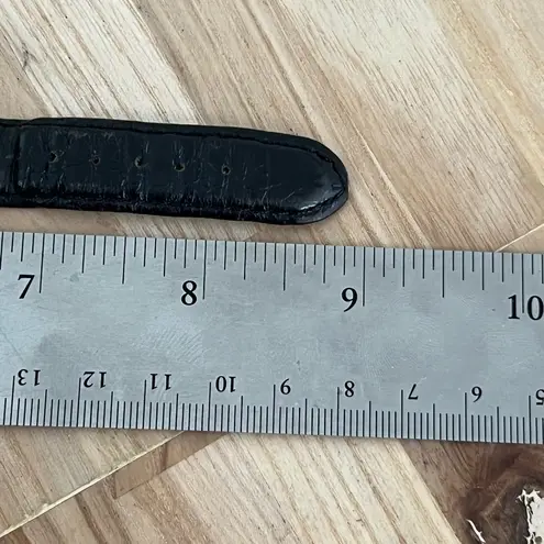 Armitron Rare Vintage Musical Watch Looney Tunes Dial Black Leather Strap