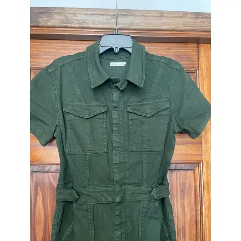 GOOD AMERICAN FIT FOR SUCCESS JUMPSUIT DARK GREEN SIZE 4