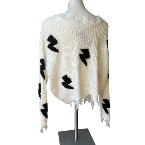 NWT, Just Polly White Juniors' Lightning Destructed V - Image 7