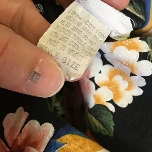 Vintage 90s floral n surf board dress Size L