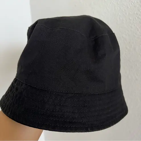 ASOS  Black Bucket Hat Sun Hat Cotton Large/XL