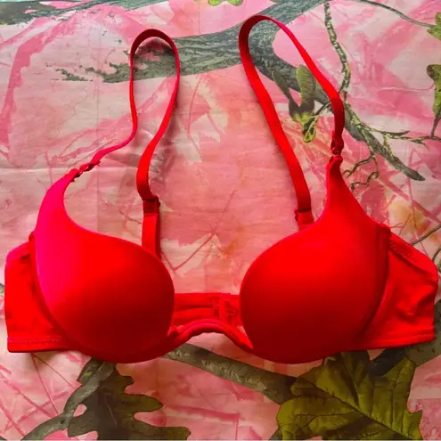 juicy cherry red push up bra Size 34 C