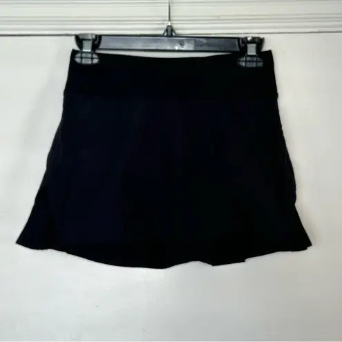 Lululemon Black Play Off The Pleats Tennis Skirt 2