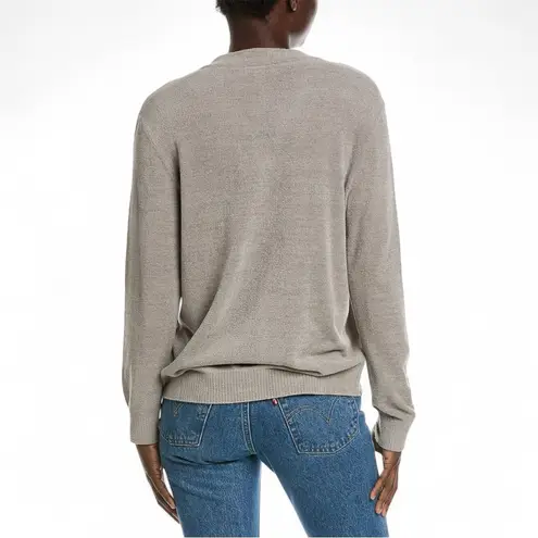 Barefoot Dreams Cozy Chic Ultra Light Rib Back Placket Henley Size L