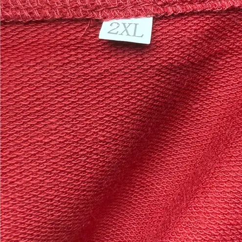 None Red Women’s Shirt with Fun Graphic