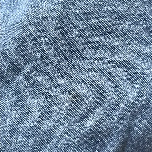 Vintage 90s Bobbie Brooks Denim Christmas Button Down Top Size 14W