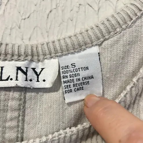 J.L.N.Y. Vintage Corduroy Beige Jumper size small Tan