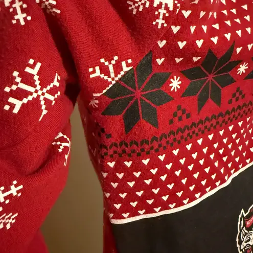 Recycled Karma Nc State Winter Christmas Theme Sweatshirt