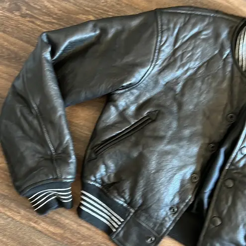 Stadium ✨HP✨ John Elliott CROPPED LEATHER JACKET BLACK