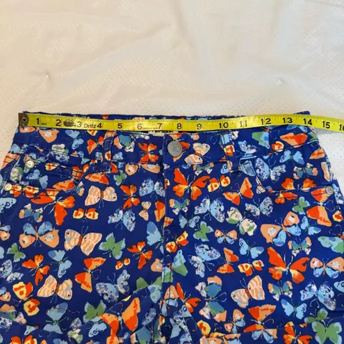 Celebrity Pink  Multicolor Butterfly Shorts Size 5 Juniors Rise 8” Inseam 3”