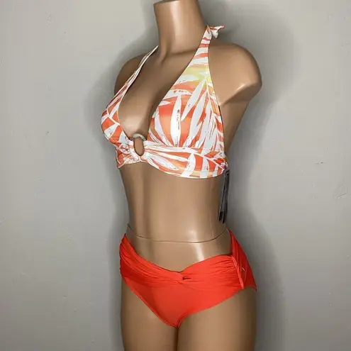 Carmen Marc Valvo New. tangerine bikini. M/S. Retails $154