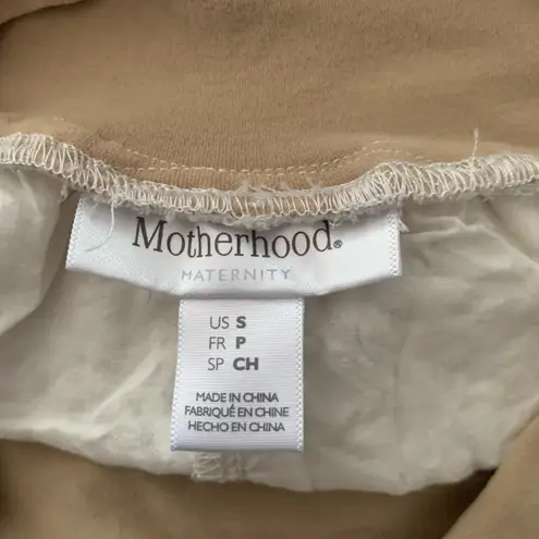 Motherhood Maternity Cream Lace Shorts