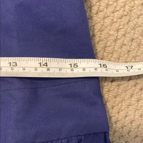 Fiorucci Navy Blue Sweetheart Neckline Mini Sundress w/ bird accent size 44 / 10