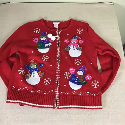 Crystal Kobe Vintage Christmas Sweater Women Sz. Med