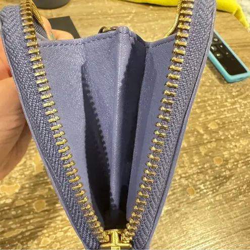 Anya Hindmarch FAITHFUL LARGE Round Long Wallet BLUEBELL